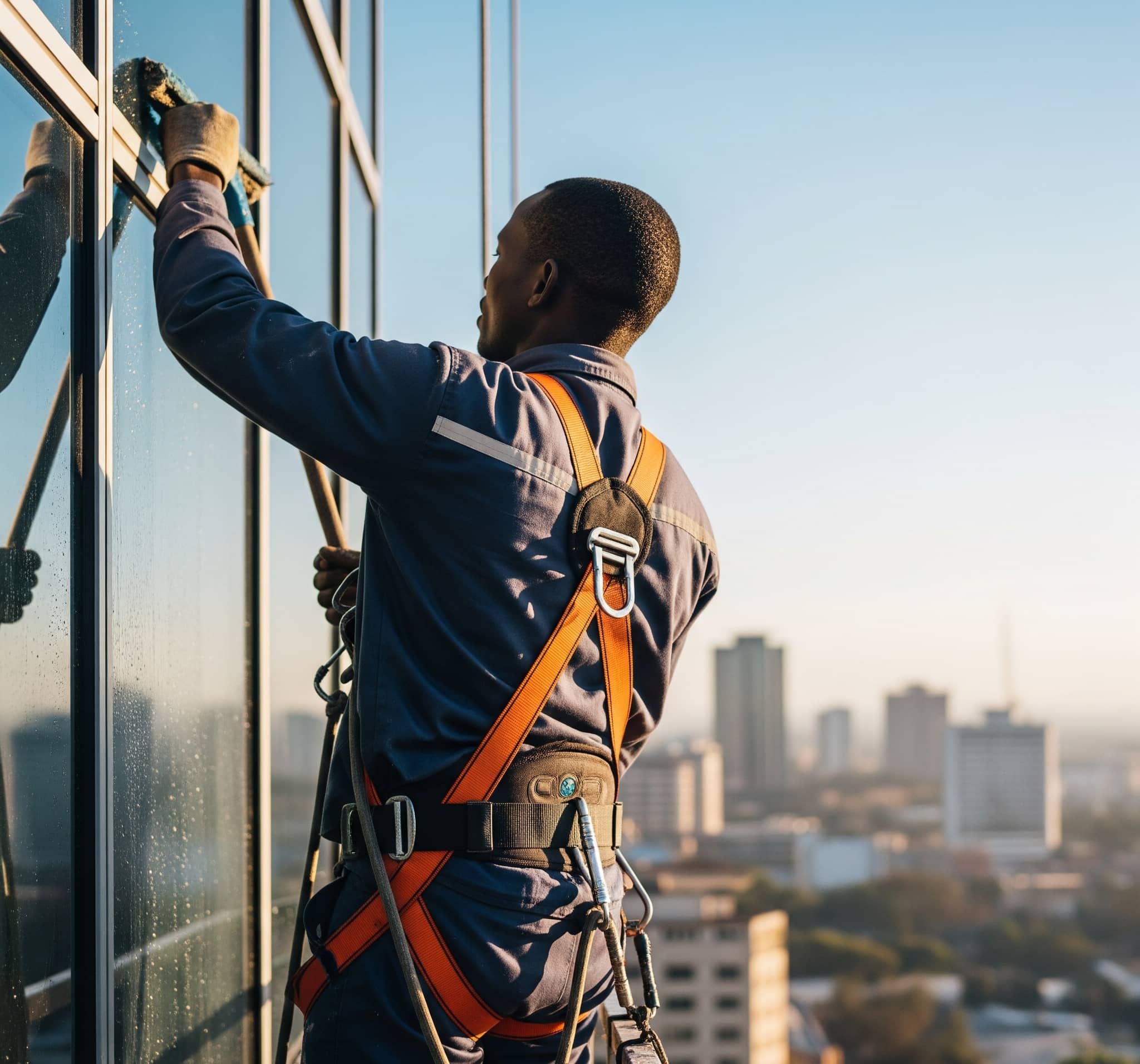 Professional building facade cleaning services